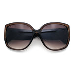 Womens Oversized Thick Temple Butterfly Designer Fashion Sunglasses