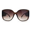 Womens Oversized Thick Temple Butterfly Designer Fashion Sunglasses