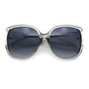 Womens Oversized Thick Temple Butterfly Designer Fashion Sunglasses