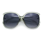 Womens Oversized Thick Temple Butterfly Designer Fashion Sunglasses