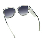 Womens Oversized Thick Temple Butterfly Designer Fashion Sunglasses