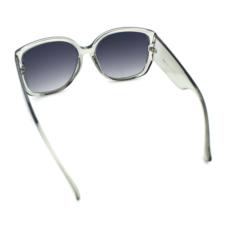 Womens Oversized Thick Temple Butterfly Designer Fashion Sunglasses