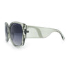 Womens Oversized Thick Temple Butterfly Designer Fashion Sunglasses