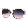 Womens Oversized Thick Temple Butterfly Designer Fashion Sunglasses