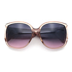 Womens Oversized Thick Temple Butterfly Designer Fashion Sunglasses