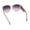 Womens Oversized Thick Temple Butterfly Designer Fashion Sunglasses
