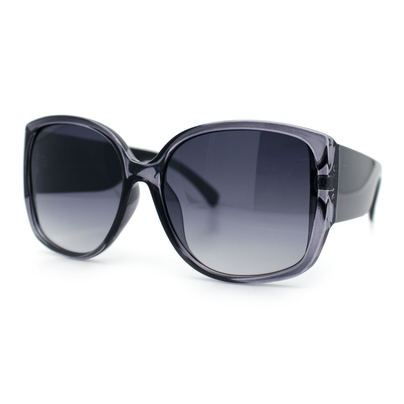 Womens Oversized Thick Temple Butterfly Designer Fashion Sunglasses