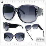 Womens Oversized Thick Temple Butterfly Designer Fashion Sunglasses