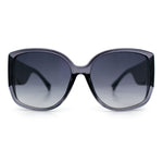 Womens Oversized Thick Temple Butterfly Designer Fashion Sunglasses