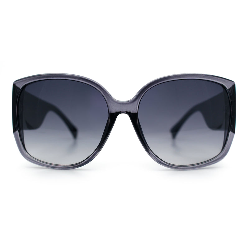 Womens Oversized Thick Temple Butterfly Designer Fashion Sunglasses