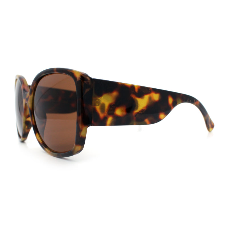 Womens Oversized Thick Temple Butterfly Designer Fashion Sunglasses