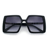 Womens Rectangle Butterfly Designer Chic Mod Plastic Sunglasses