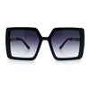Womens Rectangle Butterfly Designer Chic Mod Plastic Sunglasses