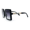Womens Rectangle Butterfly Designer Chic Mod Plastic Sunglasses