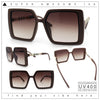 Womens Rectangle Butterfly Designer Chic Mod Plastic Sunglasses