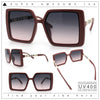 Womens Rectangle Butterfly Designer Chic Mod Plastic Sunglasses