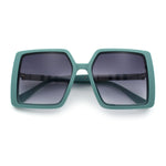 Womens Rectangle Butterfly Designer Chic Mod Plastic Sunglasses