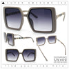 Womens Rectangle Butterfly Designer Chic Mod Plastic Sunglasses