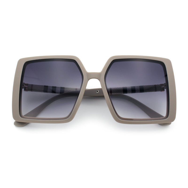 Womens Rectangle Butterfly Designer Chic Mod Plastic Sunglasses