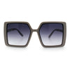 Womens Rectangle Butterfly Designer Chic Mod Plastic Sunglasses