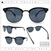 Iconic Half Rim Gentlemanly Hipster Fashion Horn Temple Sunglasses