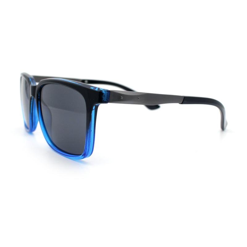 Mens Classic Rectangle Sporty Gentlemanly Plastic Fashion Sunglasses