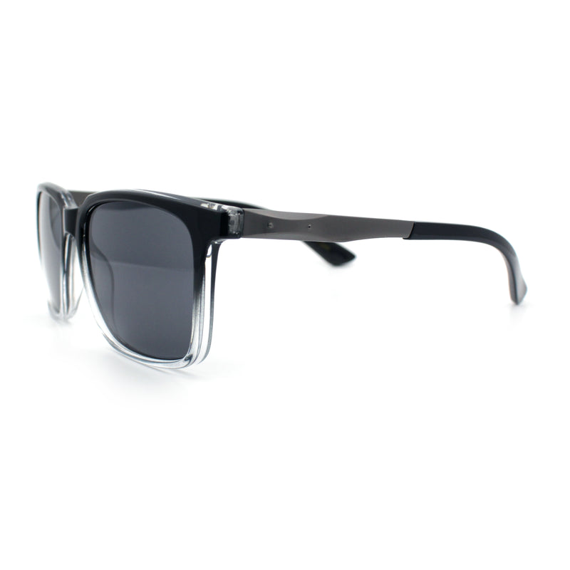 Mens Classic Rectangle Sporty Gentlemanly Plastic Fashion Sunglasses