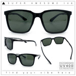Mens Classic Rectangle Sporty Gentlemanly Plastic Fashion Sunglasses