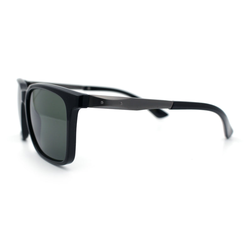 Mens Classic Rectangle Sporty Gentlemanly Plastic Fashion Sunglasses