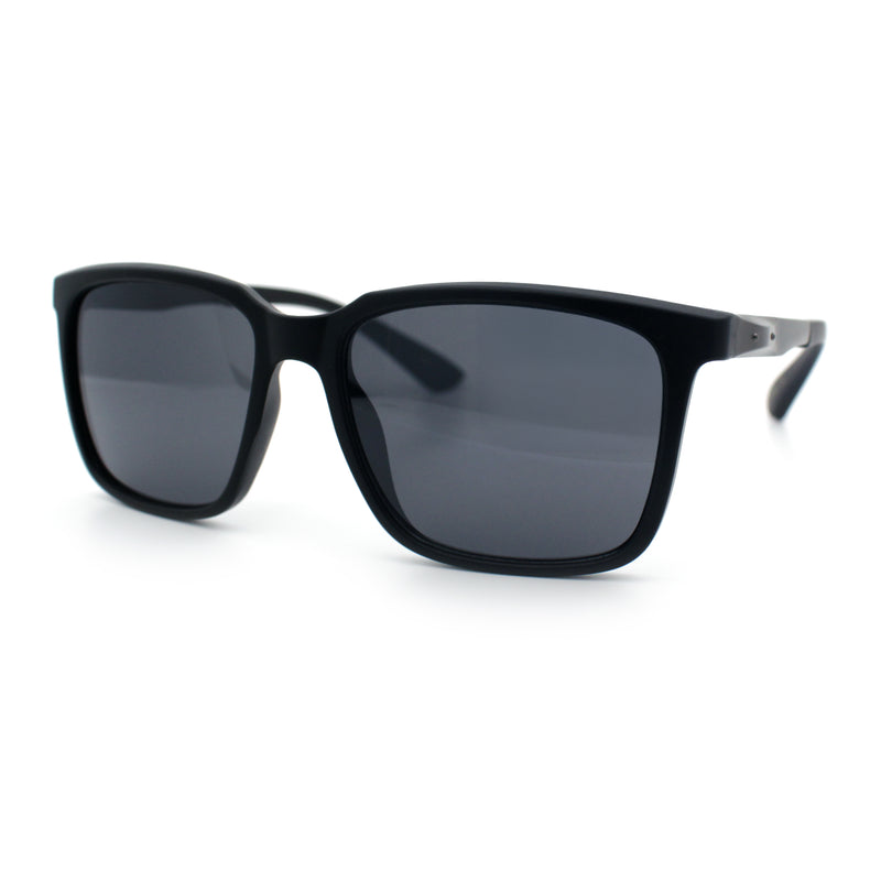 Mens Classic Rectangle Sporty Gentlemanly Plastic Fashion Sunglasses