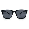 Mens Classic Rectangle Sporty Gentlemanly Plastic Fashion Sunglasses