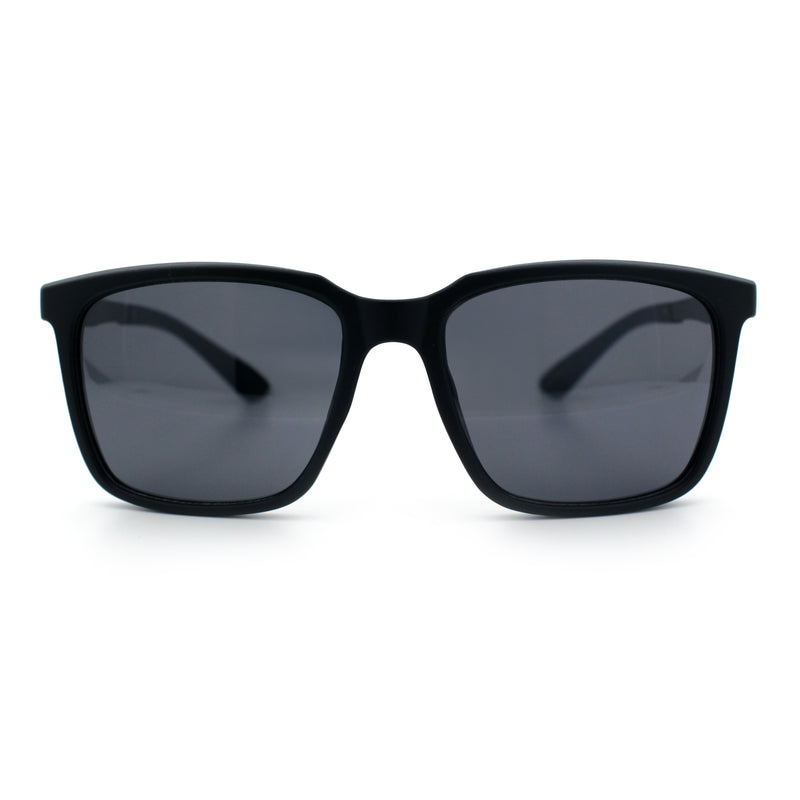 Mens Classic Rectangle Sporty Gentlemanly Plastic Fashion Sunglasses