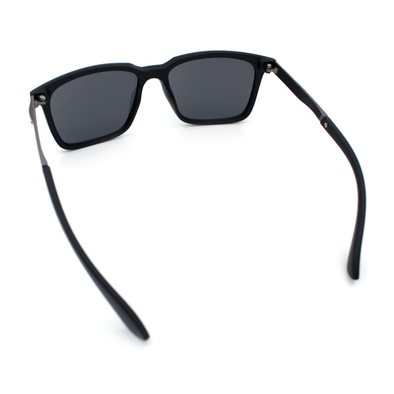 Mens Classic Rectangle Sporty Gentlemanly Plastic Fashion Sunglasses