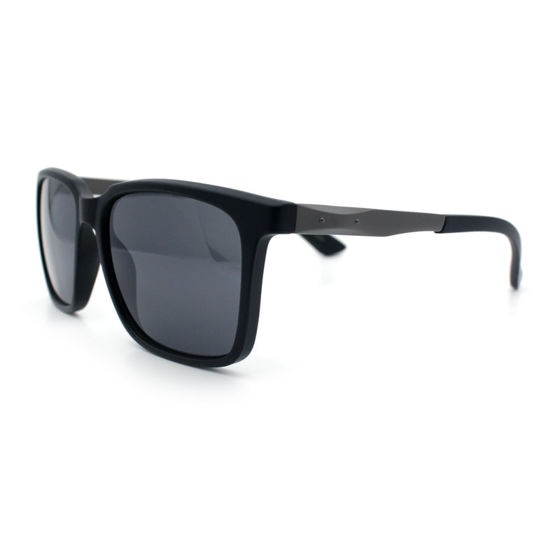 Mens Classic Rectangle Sporty Gentlemanly Plastic Fashion Sunglasses