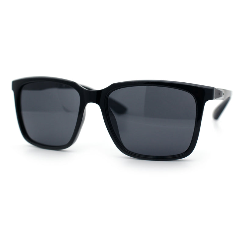 Mens Classic Rectangle Sporty Gentlemanly Plastic Fashion Sunglasses