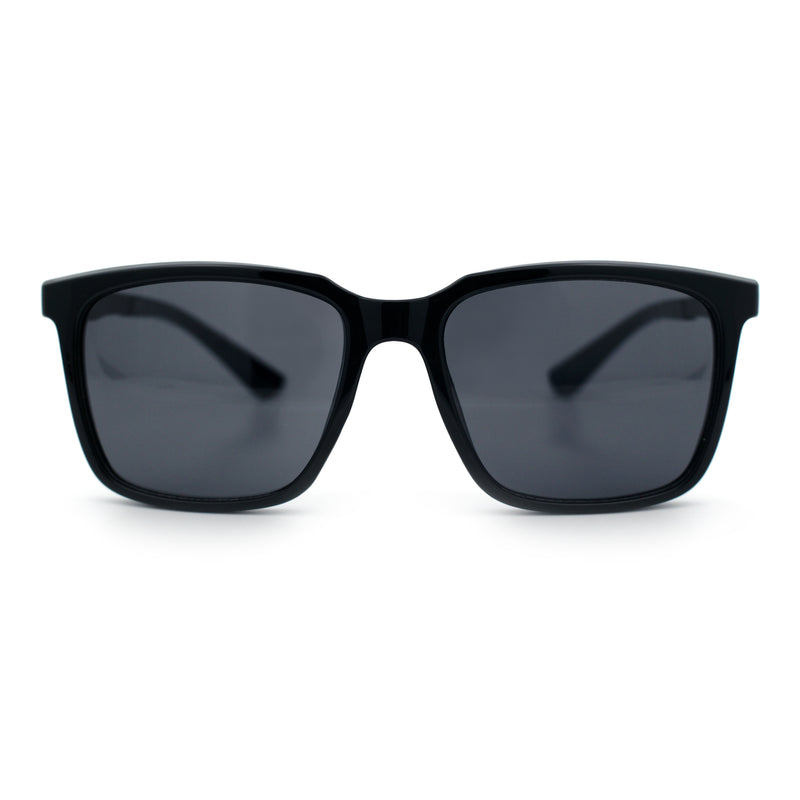 Mens Classic Rectangle Sporty Gentlemanly Plastic Fashion Sunglasses
