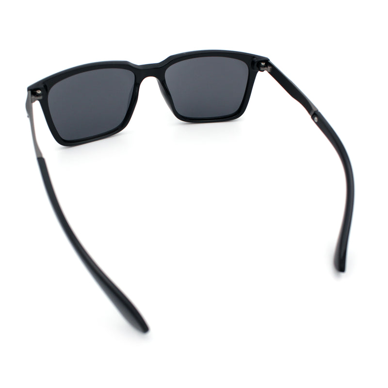 Mens Classic Rectangle Sporty Gentlemanly Plastic Fashion Sunglasses