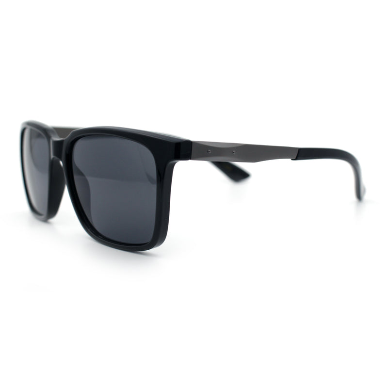 Mens Classic Rectangle Sporty Gentlemanly Plastic Fashion Sunglasses