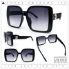 Womens Oversized Rectangular Designer Fashion Classic Mod Sunglasses