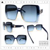 Womens Oversized Rectangular Designer Fashion Classic Mod Sunglasses