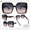 Womens Oversized Rectangular Designer Fashion Classic Mod Sunglasses
