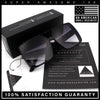 Womens Oversized Rectangular Designer Fashion Classic Mod Sunglasses