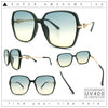 Womens Oversized Butterfly Rectangle Fashion Rhinestone Arm Sunglasses