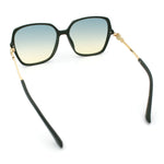 Womens Oversized Butterfly Rectangle Fashion Rhinestone Arm Sunglasses