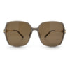 Womens Oversized Butterfly Rectangle Fashion Rhinestone Arm Sunglasses