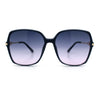 Womens Oversized Butterfly Rectangle Fashion Rhinestone Arm Sunglasses