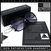 Womens Oversized Butterfly Rectangle Fashion Rhinestone Arm Sunglasses