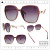 Womens Oversized Butterfly Rectangle Fashion Rhinestone Arm Sunglasses
