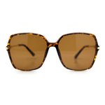 Womens Oversized Butterfly Rectangle Fashion Rhinestone Arm Sunglasses