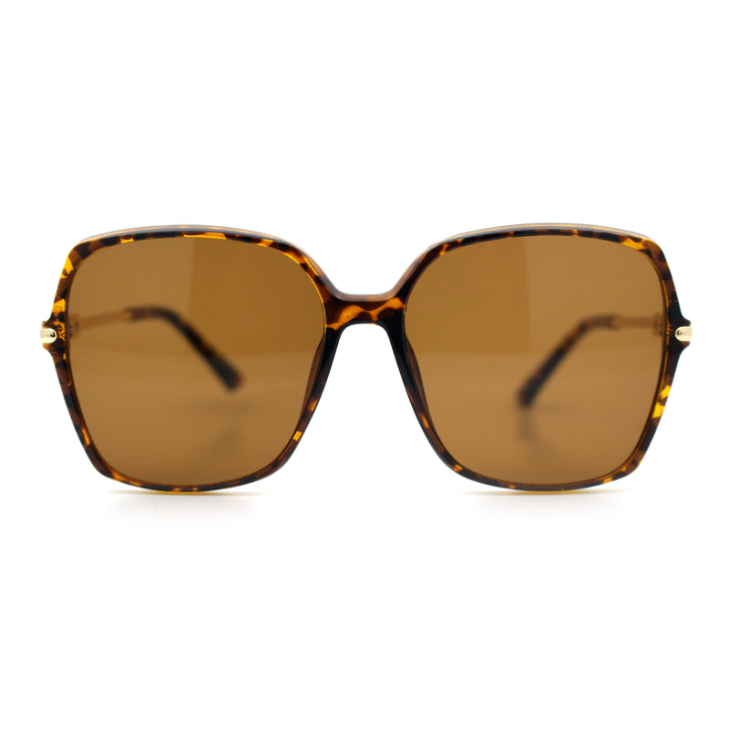 Womens Oversized Butterfly Rectangle Fashion Rhinestone Arm Sunglasses